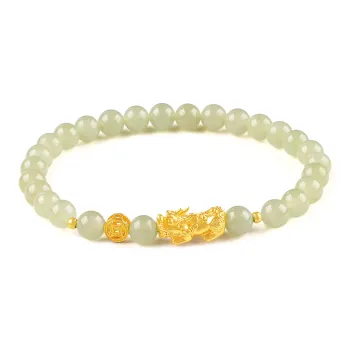 TAMINA Bracelets Green Jade Unisex