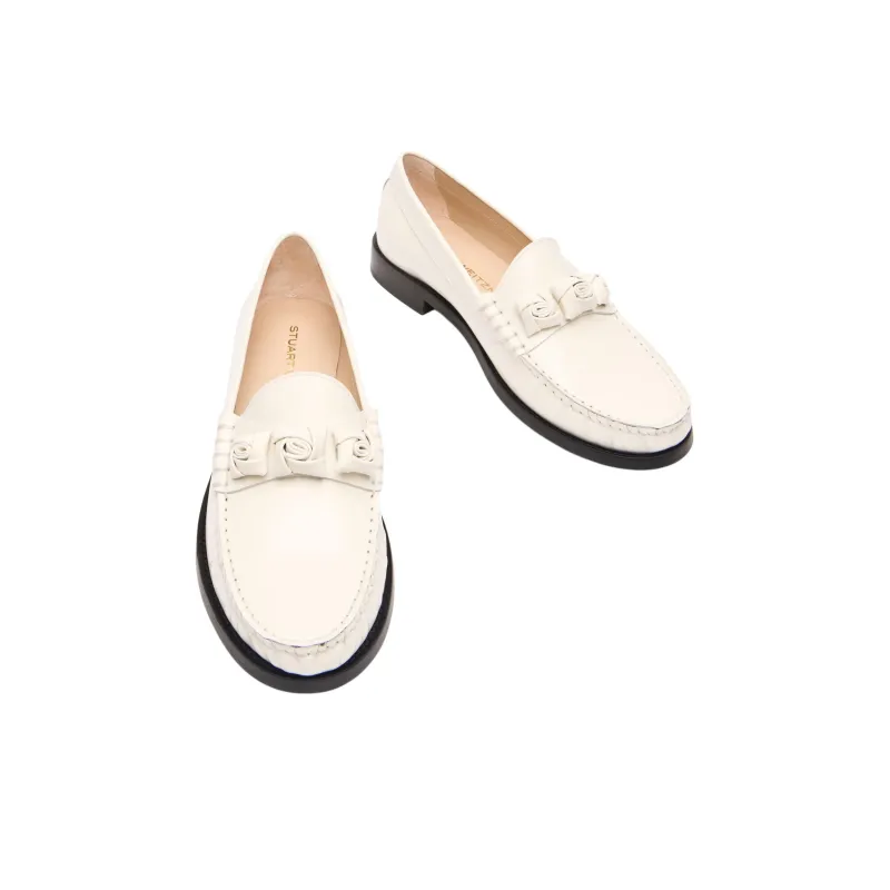 Stuart Weitzman/SW Rosie Loafers Women's Ecru-3