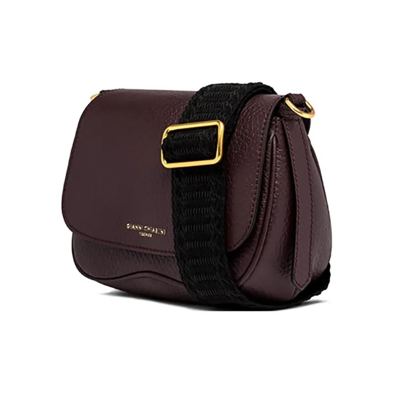 GIANNI CHIARINI Leather Crossbody Bag Shoulder Bag Women's Purple-1