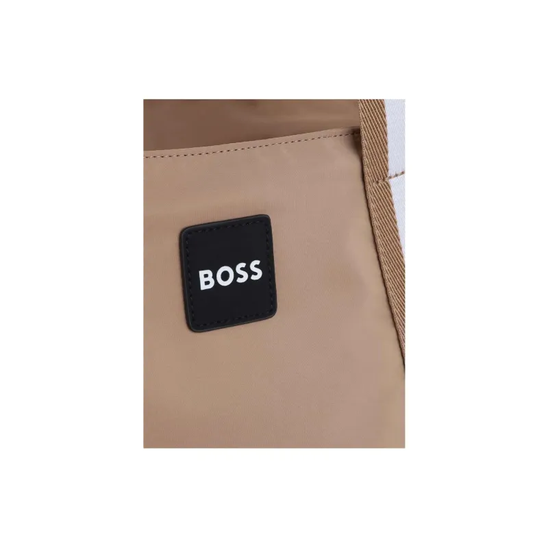 BOSS Logo appliqué Canvas Changing Bag-5