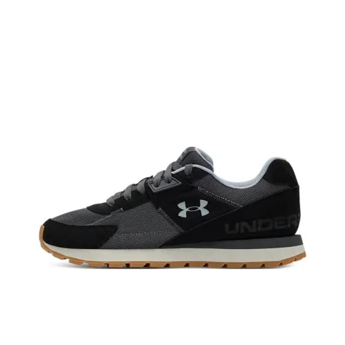 Under Armour Essential Anti Slip Wear Resistant Low Top Casual Running Shoes Men's Black