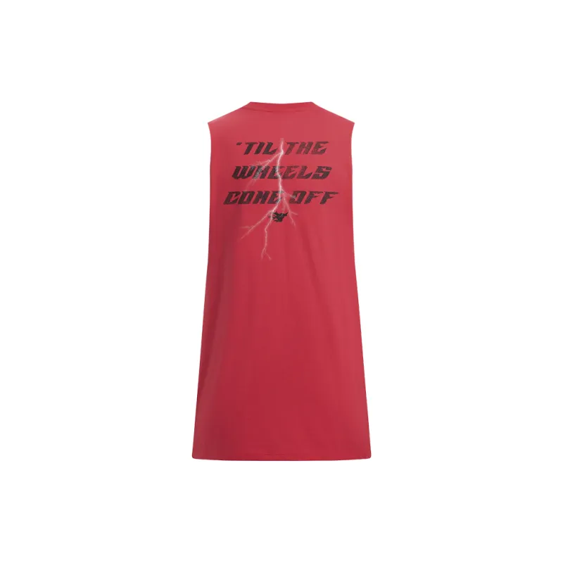 Under Armour ProjectRock Tank Tops Men's Lava Red-1