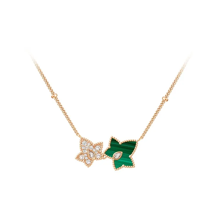 Lola Rose Malachite Necklaces Women's Green White-0