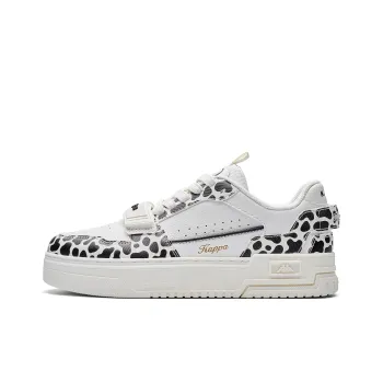Kappa Back to Back Anti Slip Wear Resistant Low Top Skateboard Shoes Women's Classic White