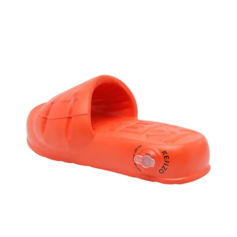 KENZO Rubber Sole Slip Resistant Slide Slippers Women's Orange-2