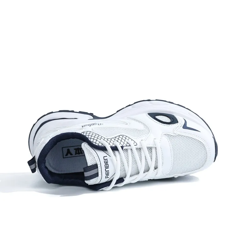 RENBEN Cushioned Slip-Resistant Abrasion-Resistant Low-Top Chunky Sneakers Women's 2025 Spring And Summer-3