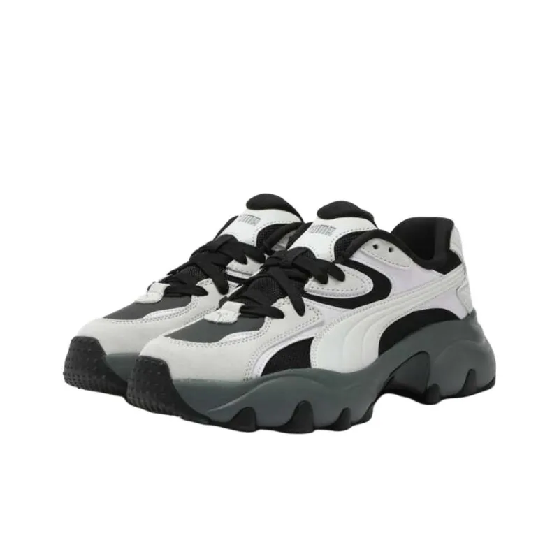 PUMA Pulsar Non-slip Lightweight Low-Top Casual Shoes Women's Gray Black-2