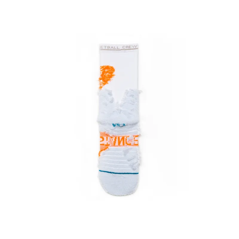 Stance Basketball Socks Unisex 1 Pack Light Blue-3