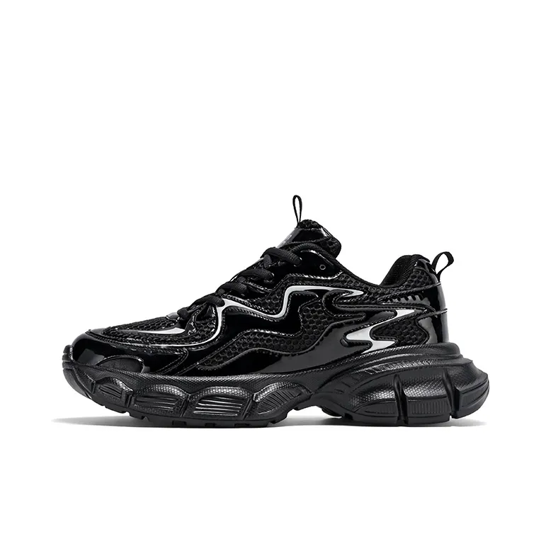 AGSDON Lightweight Height Increasing Thermal Low Top Chunky Sneakers Men's-35