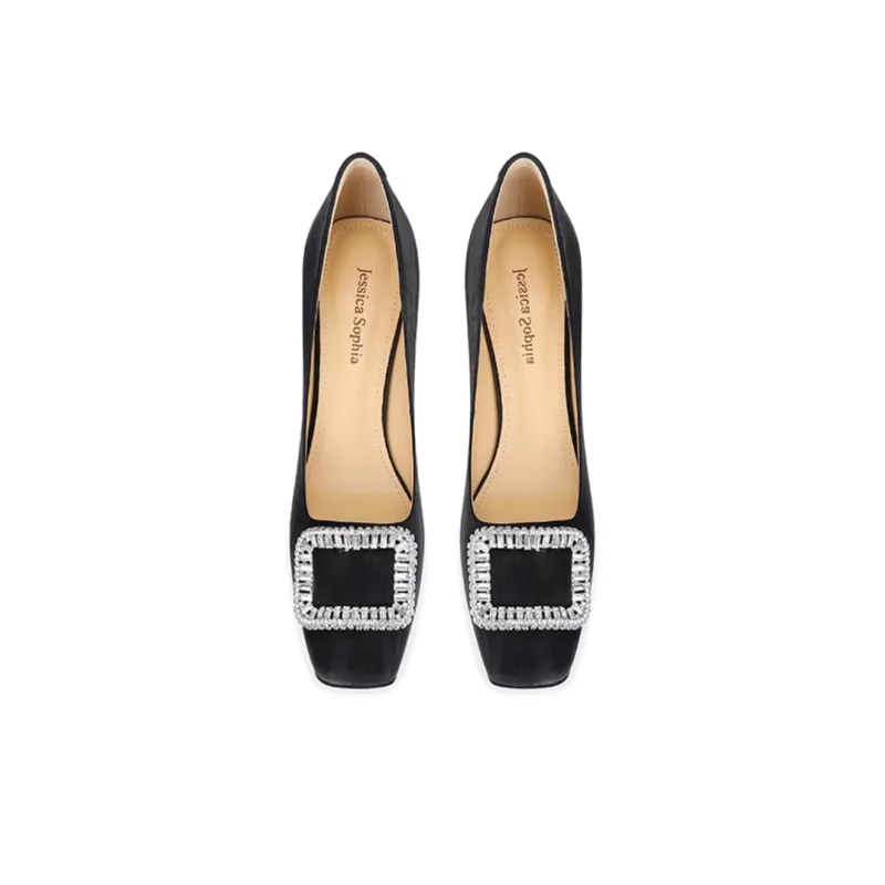 JESSICA SOPHIA Chunky Heel High Heels Women's-5