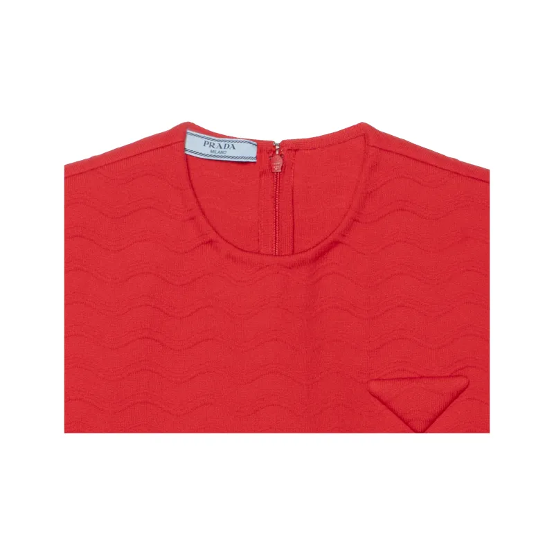 PRADA Tank Tops Women's Red-3