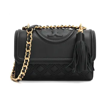 TORY BURCH Fleming Small Convertible Shoulder Bag Black
