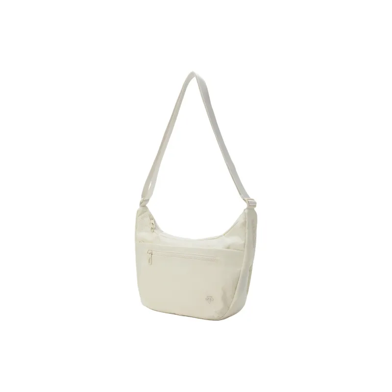 DESCENTE Nylon Hobo Bag Shoulder Bag Women's Ivory-1