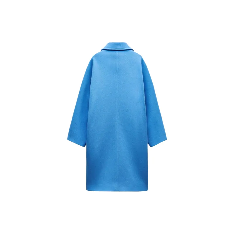 ZARA ZW Series Coats Women's Sky Blue-1