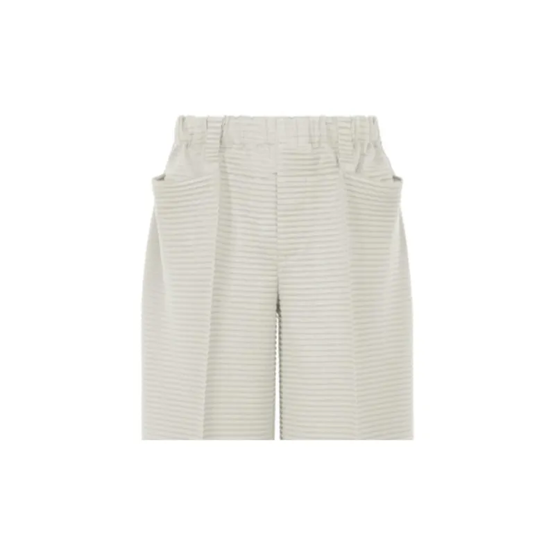 ISSEY MIYAKE Horizon Pleats1 Casual Pants Men's Light Gray-1