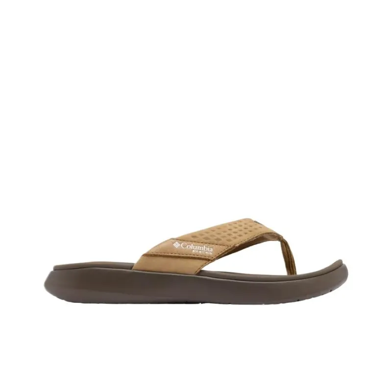Columbia PFG Boatside Slip-Resistant Flip Flops Women's Sahara Desert-1