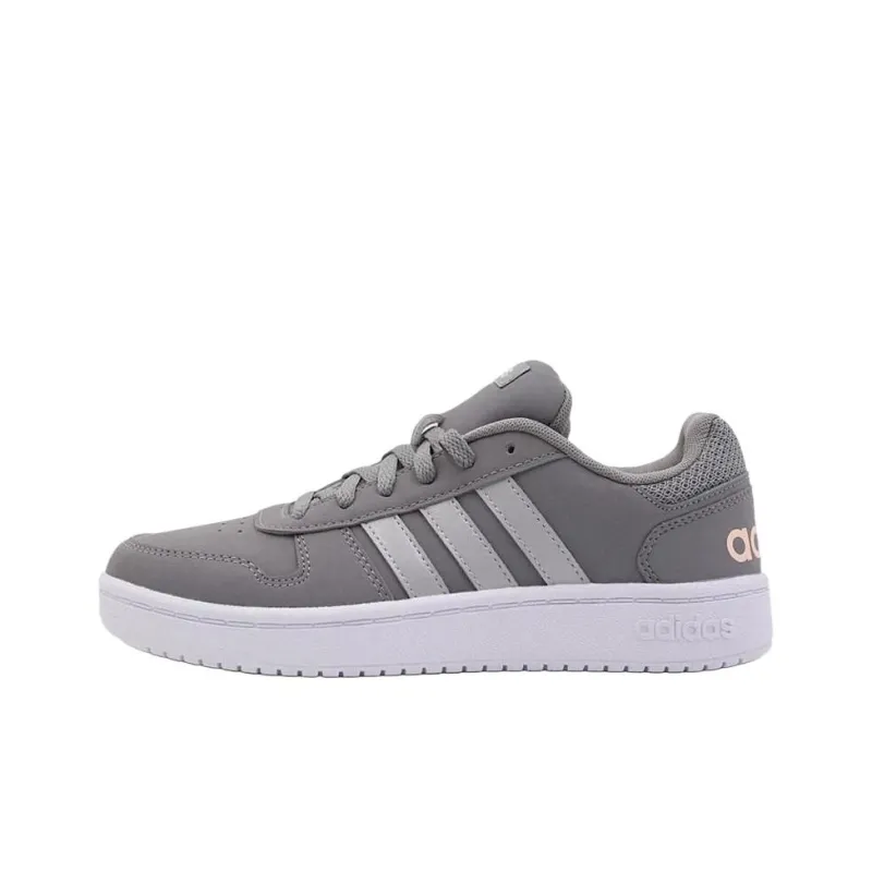 Adidas NEO Cushioning Lightweight Breathable Low-Top Skateboard Shoes Women's Gray-0