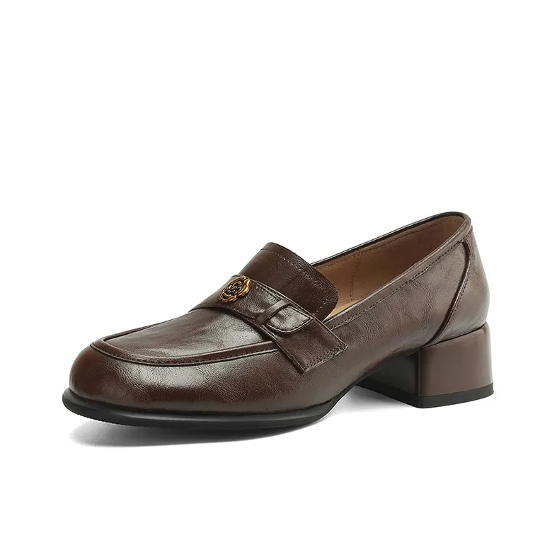 XICUNMINGWU Loafers Women's Black/Dark Brown-8