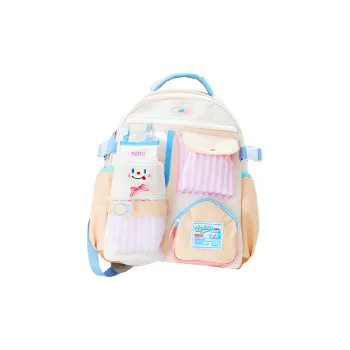 LOLA DESIGN Polyester Backpack Large Size Women's Multicolor