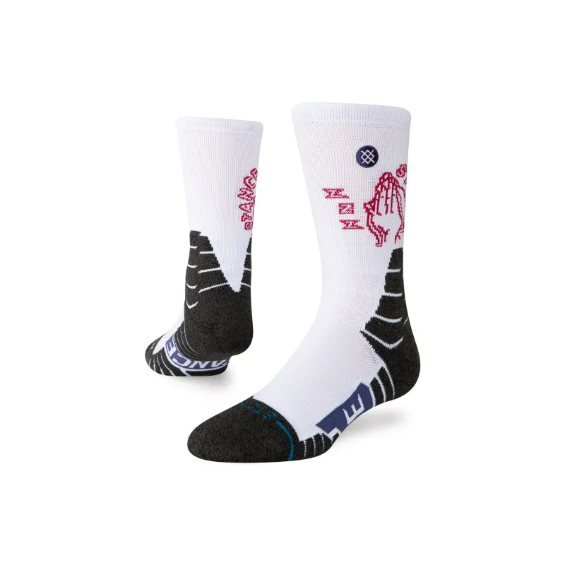 Stance Basketball Socks Unisex 1 Pack Dark Gray-2