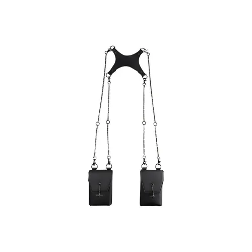 Boy London Artificial Leather Backpack Regular Unisex Black