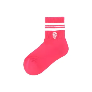 Alexander McQueen SS23 Mid Calf Socks Women's 1 Pack Pink