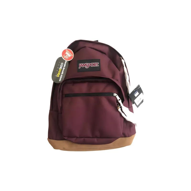 JanSport Polyester Backpack Medium Size Women's Dried Fruit Without Flowers-1
