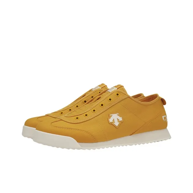 DESCENTE Abrasion Resistant Low Top Casual Shoes Men's Yellow-1