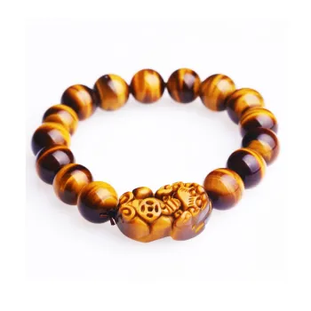 Yeon yun Jewelry Tiger's Eye Stone Bracelets Unisex