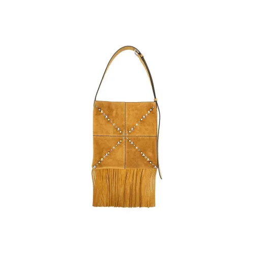 Valentino GARAVANI Suede Shoulder Bag Women's Brown