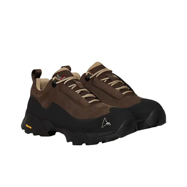 ROA Katharina Wear Resistant Low Top Hiking Shoes Unisex Brown Black-2