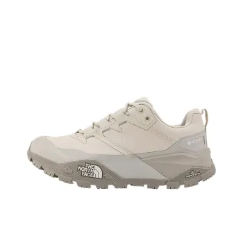 THE NORTH FACE Wear resistant And Waterproof Low Top Trekking Shoes Women's Moon Shadow Gray