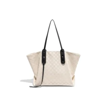 CLEVER& KETCH PU Tote Bag Shoulder Bag Regular Women's Ecru