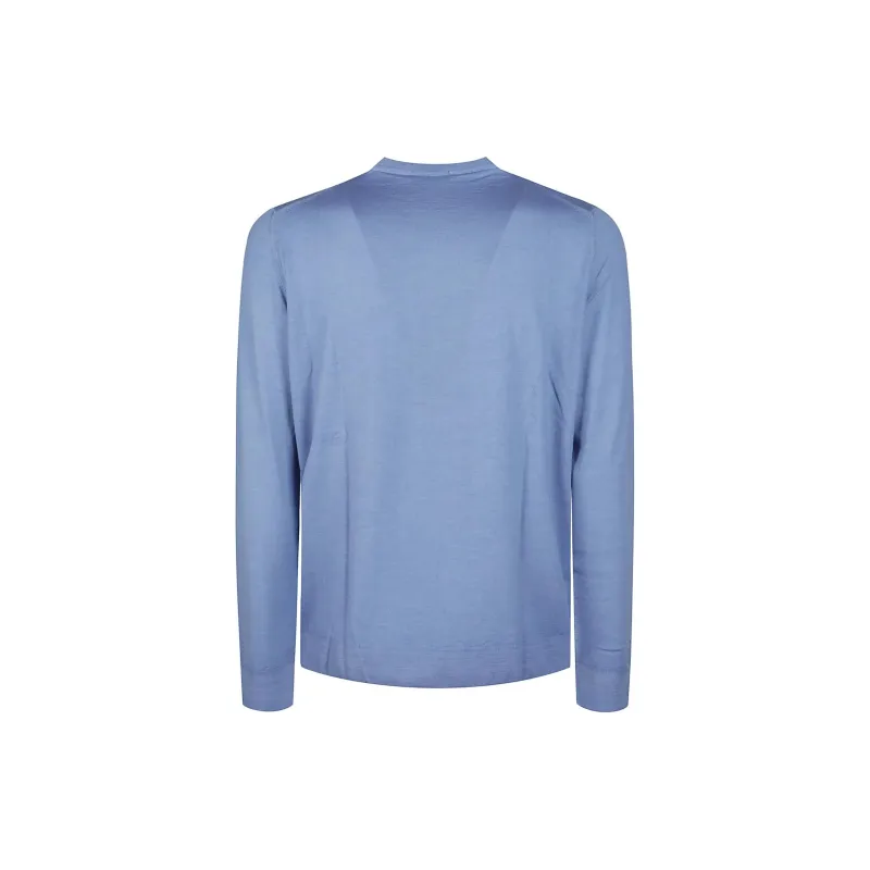 Drumohr SS25 Sweater Men's Sky Blue-1