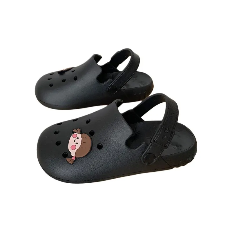 Thin Strips Slippers Unisex, White-12