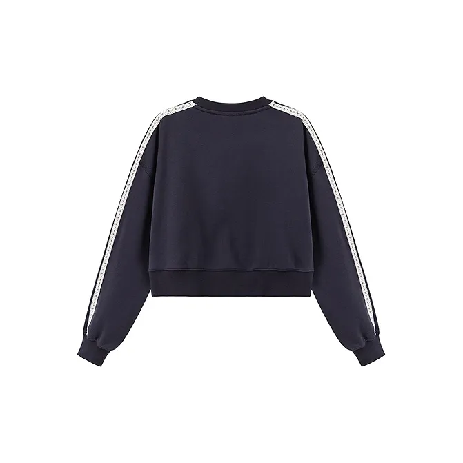 CHUU Sweatshirts Women's Navy Blue-1