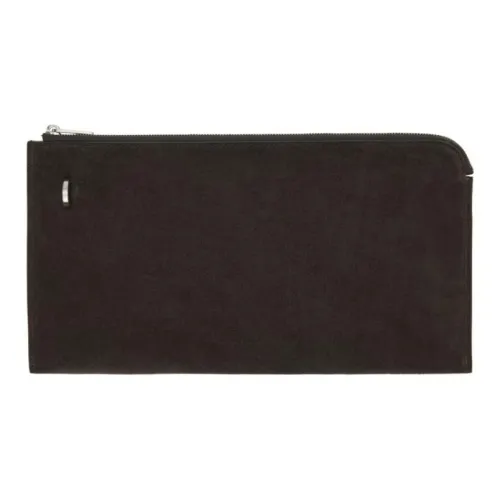 RICK OWENS/RO Suede Wallet Men's Brown
