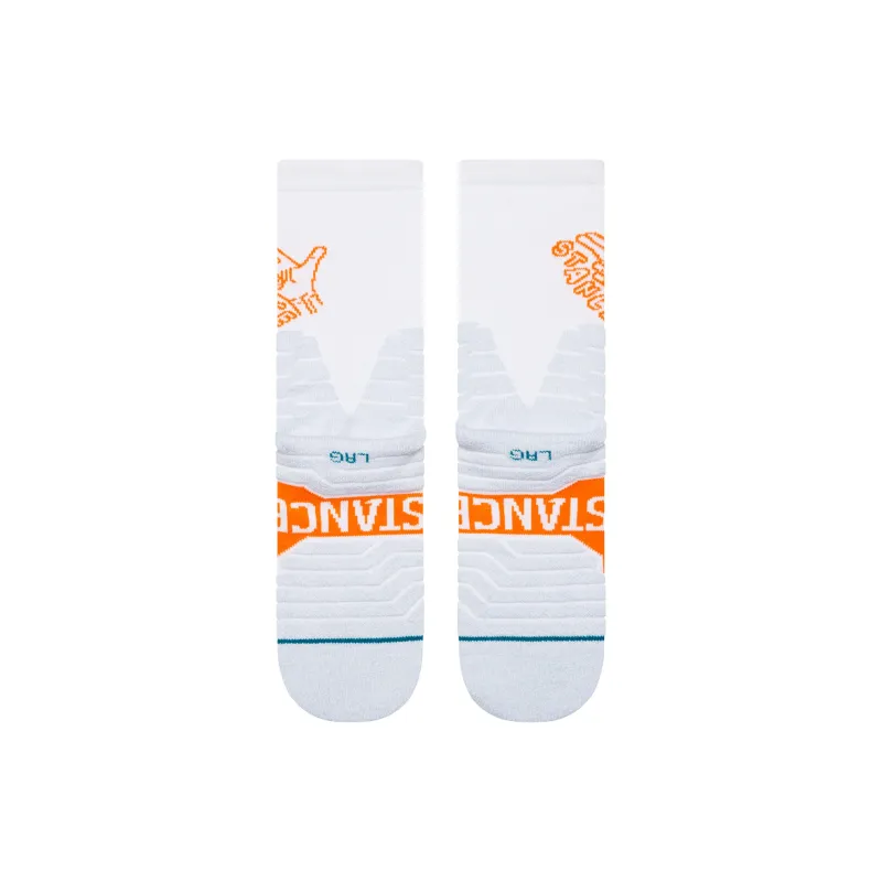 Stance Basketball Socks Unisex 1 Pack Light Blue-1