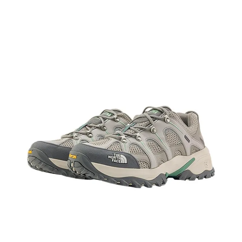 THE NORTH FACE Waterproof Low Top Hiking Shoes Unisex Pearl Gray-1