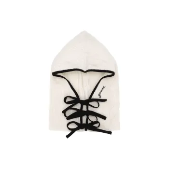 GANNI Cashmere Hats & Caps Women's Ecru