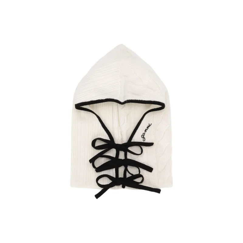 GANNI Cashmere Hats & Caps Women's Ecru-0