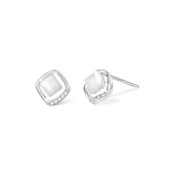 ETAHLOVE Sterling Silver Stud Earrings Women's Bestie Girlfriend And Mother's Birthday Surprise Anniversary