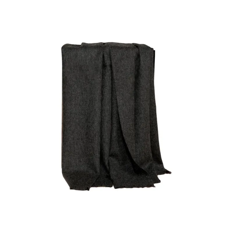 Red Bean 30% Cashmere 70% Wool Knit Scarves Unisex-21