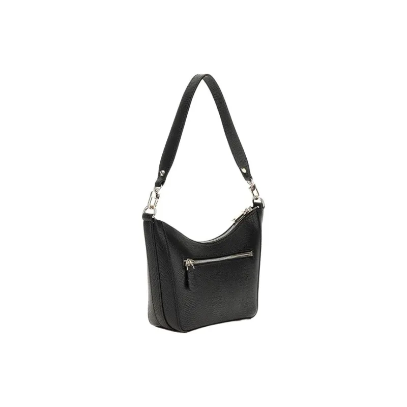GUESS Polyurethane Portable Crossbody Bag, Shoulder Bag Regular Women's Black-4