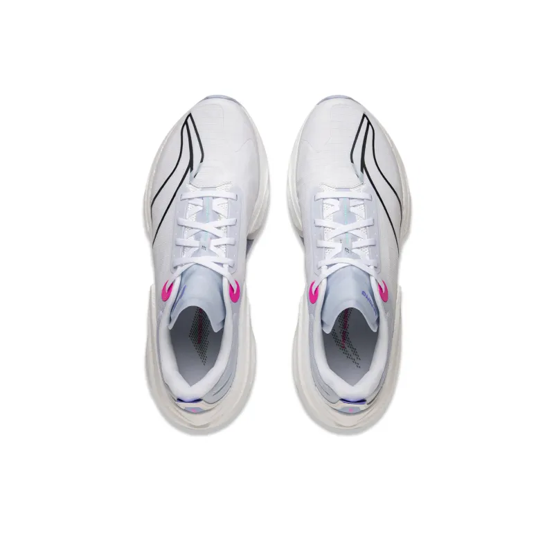 LiNing Shadow 3 ESSENTIAL Low Top Running Shoes Men's White Purple-3
