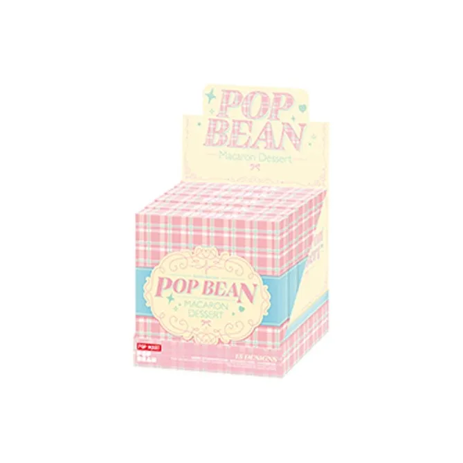POP MART Bubbles Cute Macaron Collection Figure Blind Box Products Single Mystery Box/Full Box 15 Pcs-1
