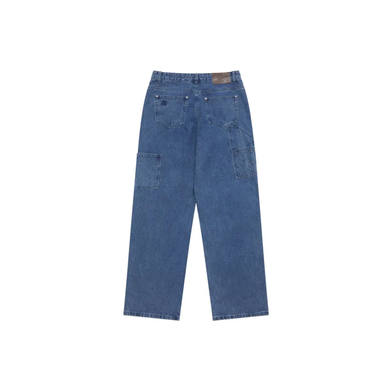 MLB MONOGRAM Collection New York Yankees SS25 Jeans Men's Standard Denim-1