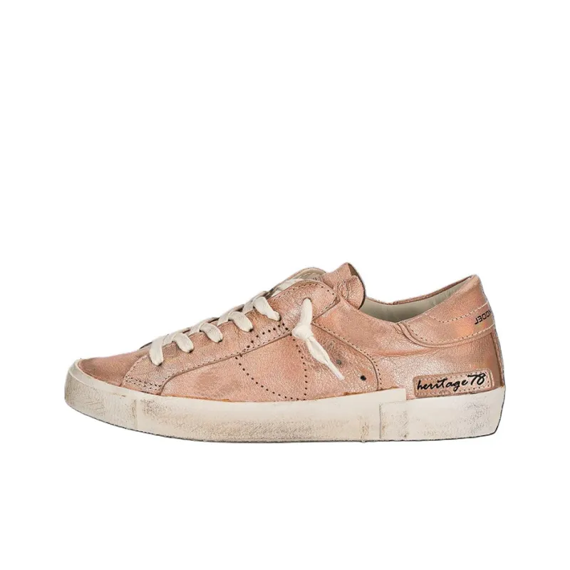 PHILIPPE MODEL Prsx Tennis Low Top Skateboard Shoes Women's Bronze-0