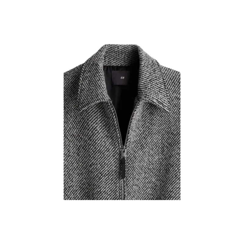 H&M Jackets & Coats Men's Black/White-3