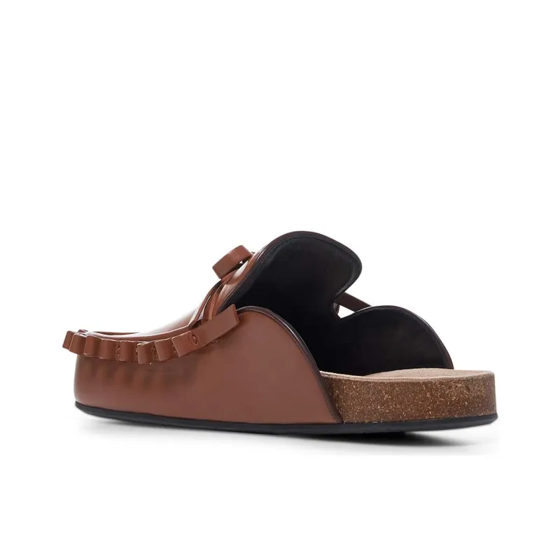 JW Anderson Ruffle Detailed Slip On Mules Women's-3